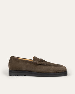Joss Loafer, Truffle Suede Joss Loafer dear-frances 