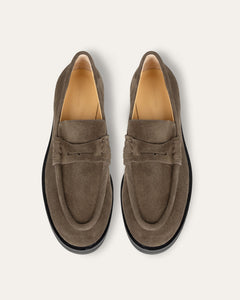 Joss Loafer, Truffle Suede Joss Loafer dear-frances 